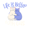 Funny Cat Holder Design Cats
