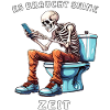 SKELETON TOILET SMARTPHONE