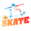 SKATE - Urban-Retro-Design