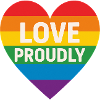 Love Proudly Heart
