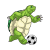 Turtle Soccer Player Soccer