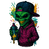 ALIEN THUG - Graffiti