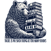 Il club del libro incontra il divertente look da orso amante dei libri