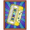 Retro Kassette Pop Art Design