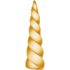 Corno a spirale d'oro – Oggetto di design magico