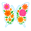 Mariposa/Butterfly Floral