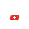 Switzerland Flag and Landmarks Emblem