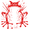 Frosch Erdbeerfrosch Roter Pfeilgiftfrosch