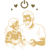 Dad & Daughter Gaming - Retro Style