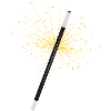 Magic Wand with Sparks – Mystical Fantasy Motif