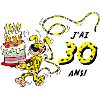 Marsupilami Design Anniversaire J’ai 30 Ans