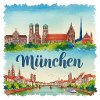 München Aquarell