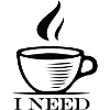 T-shirt minimaliste tasse à café illustration