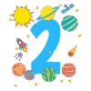 Space Adventure Number Two Planets