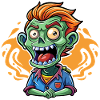 Funny Zombie Cartoon