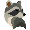 Playful Raccoon – Cute Animal Illustration