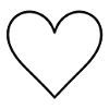 Basic heart black