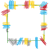 Rahmen Bunt