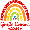 Große Cousine 2026 Regenbogen