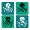 Jellyfish – Minimal Ocean Art