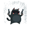 Pew Pew Madafakas Morsom katt med ordtak