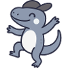 Salamander Lizard Tanzen