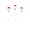 Santa squad llama