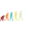 Evolution Vater Tochter Bunt