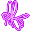 Neon Dragonfly