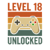 Gamer Birthday Retro Design