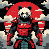 Samurai Panda Warrior