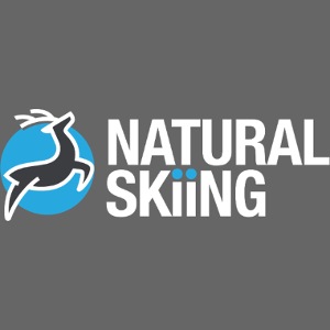 natural skiing white