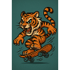 Skater Tiger