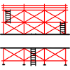 Scaffolding banner for scaffolding builder