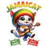 Jamaicat Reggae Cat Rasta Jamaica