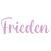 Friedens-T Shirt rosa