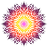 Psychedelic Fire Mandala
