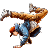 Urbaner Vibe-Breakdance