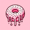 Pinker Donut