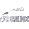 Warnemünde Möwe mit Moin Ostee