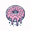 Pinker Donut