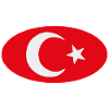 Turkiye Turkish Oval Flag