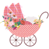 Playful Flower Stroller – Romantic Motif