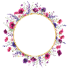 Wildflowers - Flower Wreath Personalizable