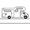 Bannière de camping-car