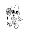 Retro Stay Fresh Dream Illustration
