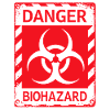 Danger Biohazard Grunge Zombies Apocalypse