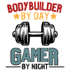 Funny Gamer Bodybuilder Saying