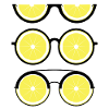 Lemon Linsen (Schwarz)