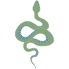 Bohemian Snake with Floral Motifs